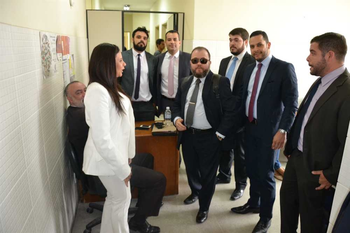 Advogados articulam a tese da defesa dos réus (Foto: Portal Infonet)