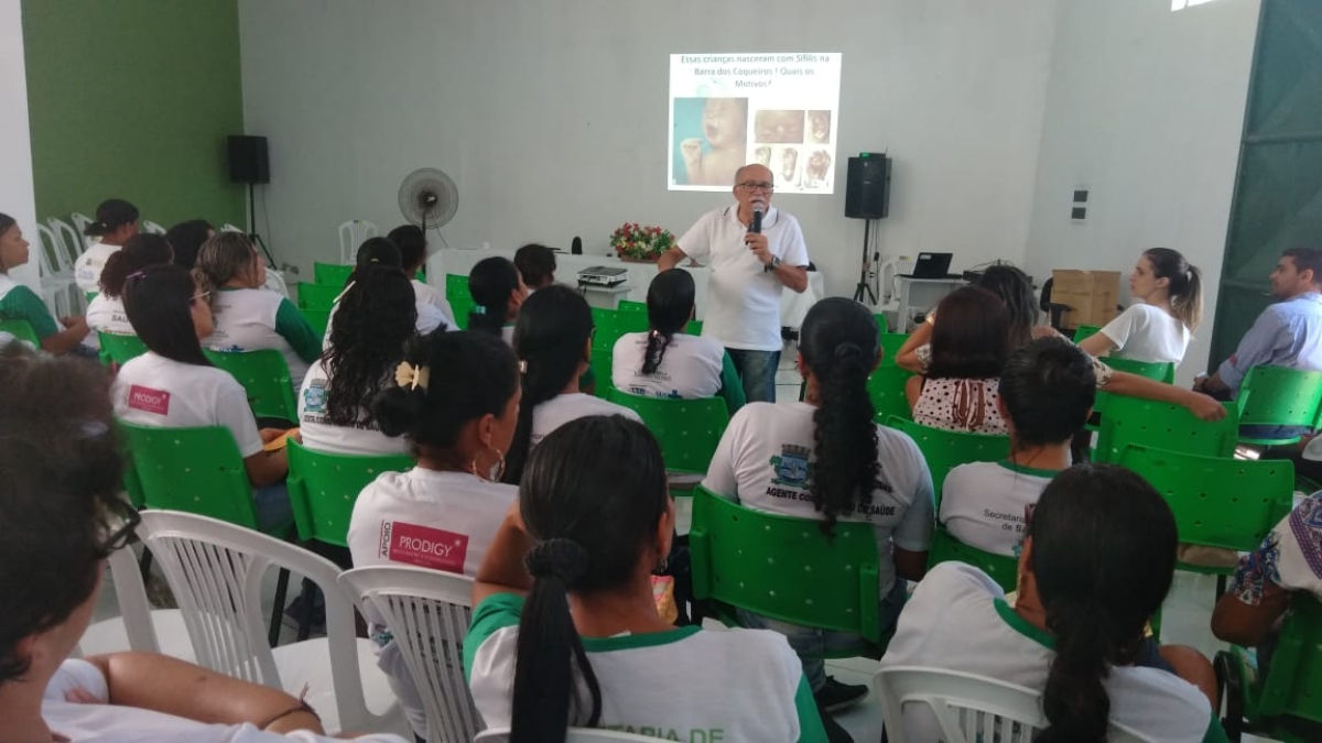 Aumentando os casos de sífilis na Barra dos Coqueiros leva SES/Sergipe à capacitação de agentes comunitários (Foto: Assessoria SES/SE)