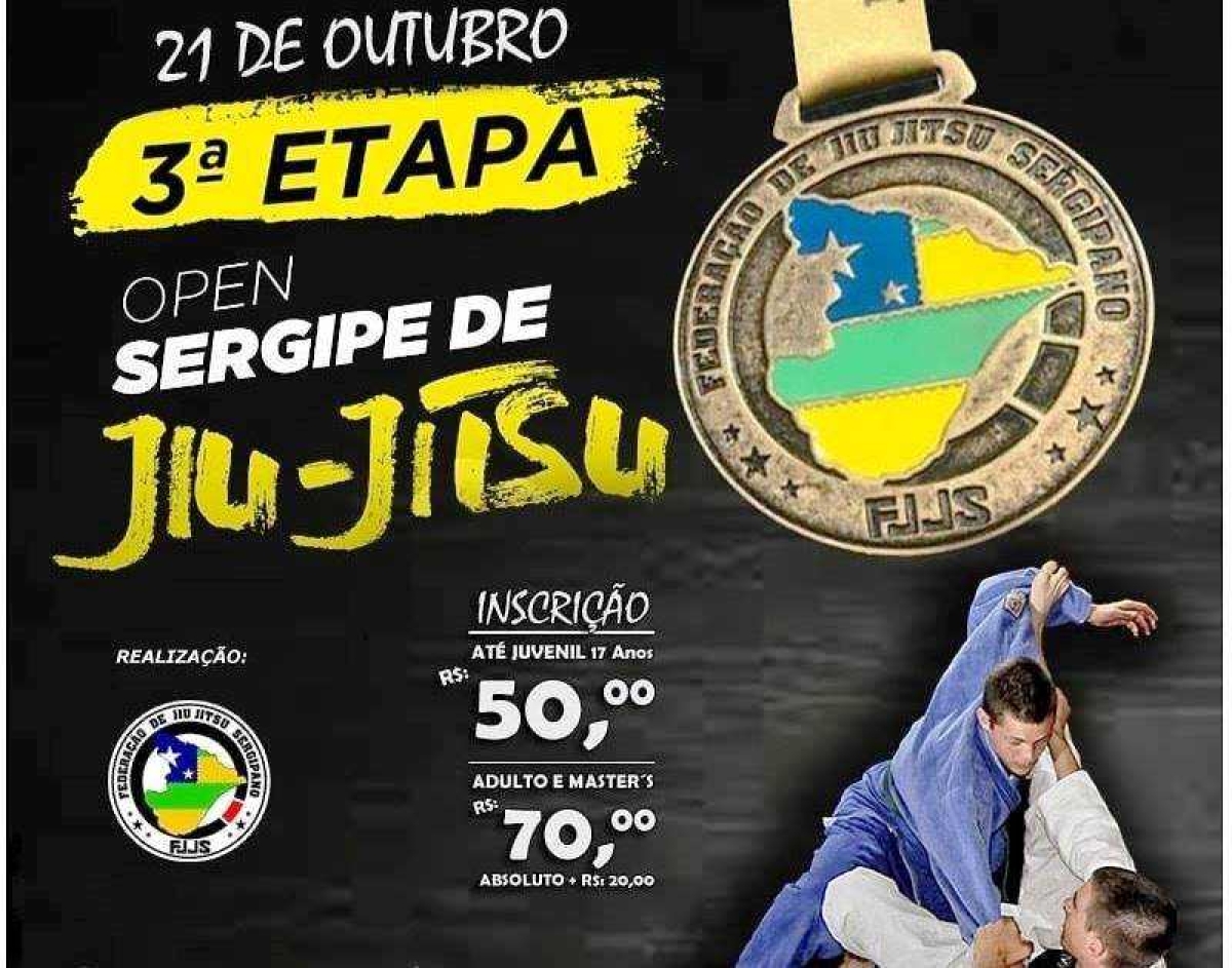 Jiu-Jitsu: inscrições para 3º etapa do Open vão até esta sexta-feira, 19/10 (Foto: Divulgação)