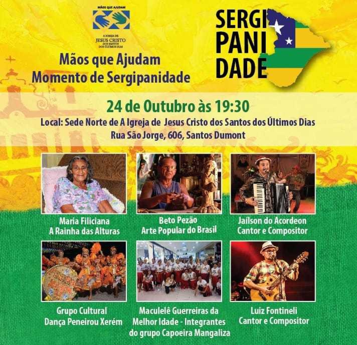 Mãos que Ajudam Momento de sergipanidade (Imagem: Divulgação)