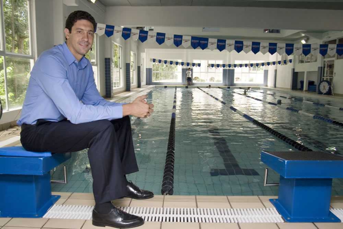 Gustavo Borges apresenta o evento "Desafio do Tubarão" em Aracaju (Foto: Divulgação)