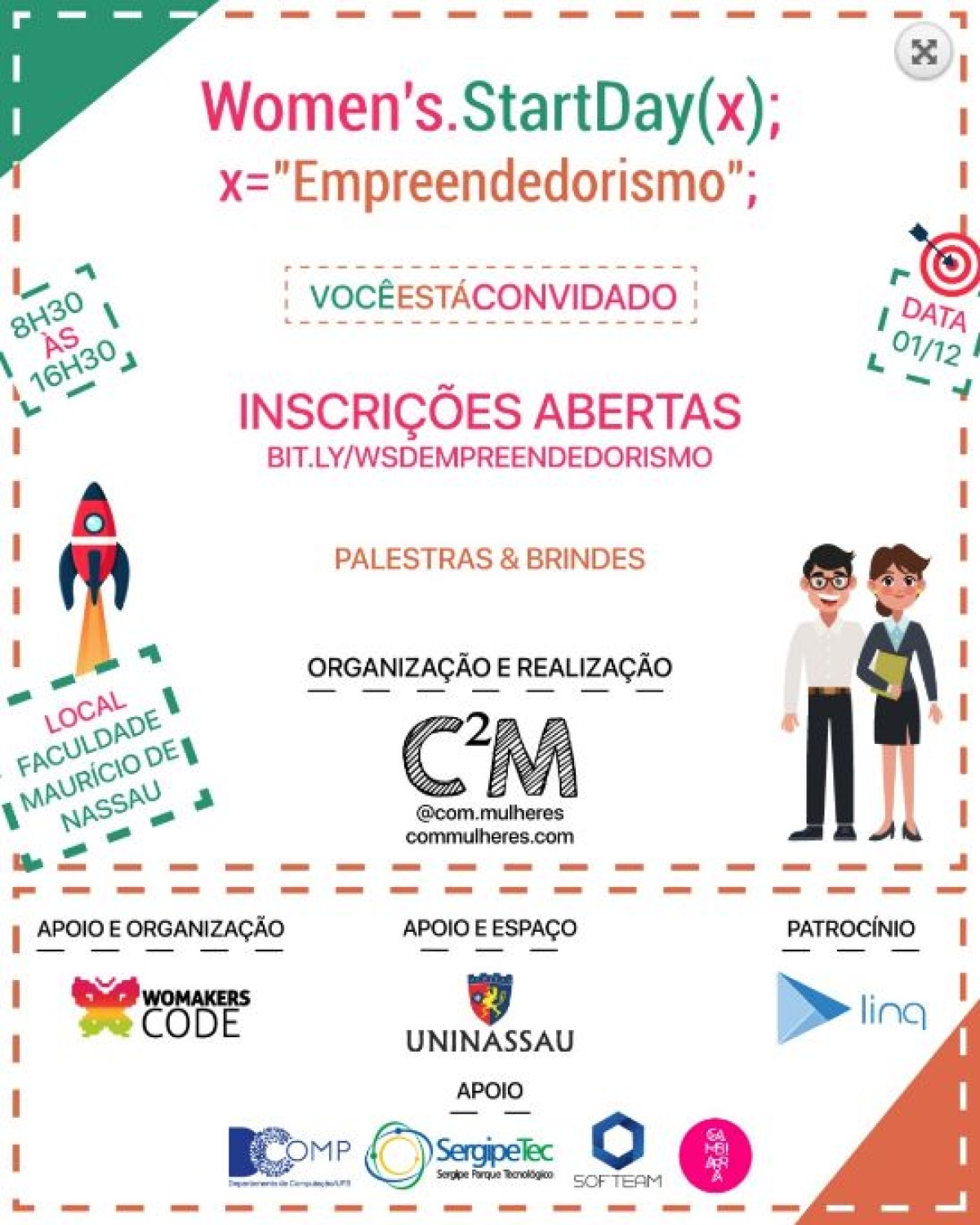 Evento destaca a mulher no empreendedorismo (Imagem: Divulgação)
