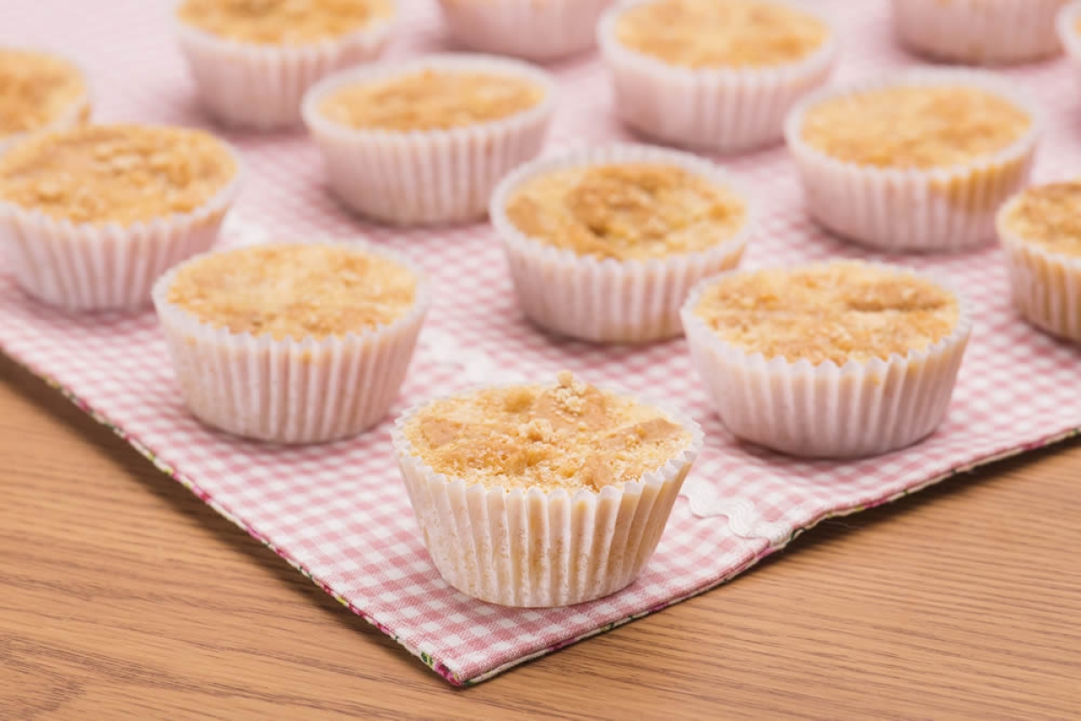 Queijadinha com Biscoito de Coco (Imagem: Divulgação)