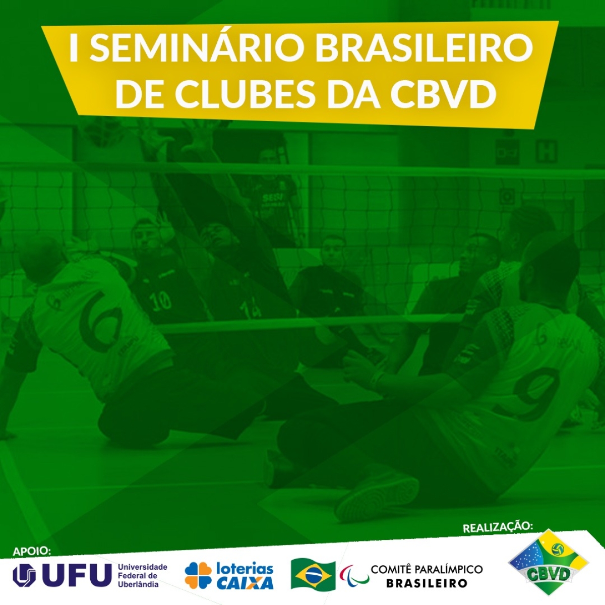 1º Seminário Brasileiro de Clubes sobre vôlei sentado acontecerá Aracaju (Imagem: Divulgação)