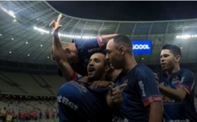 Fortaleza 4 x 0 Confiança ? Tricolor goleia e assume a ponta (Foto: Via Folha de Sergipe)