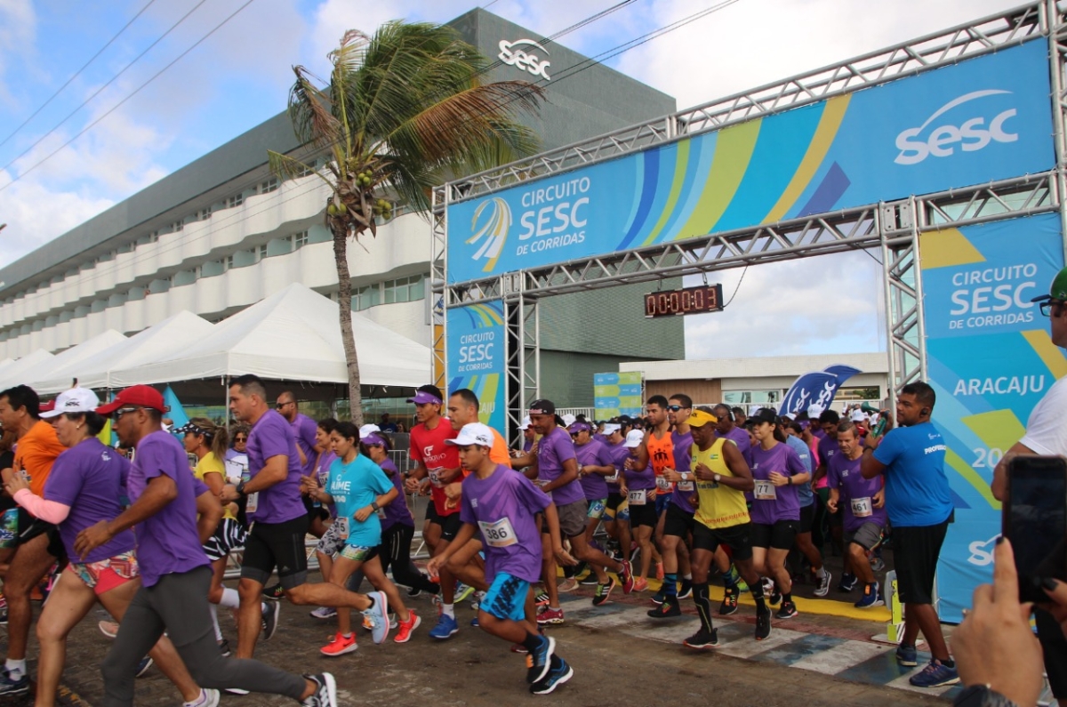 Circuito Sesc de Corridas recebe 600 participantes (Foto: Sesc/SE)