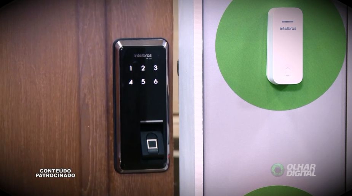 Fechaduras digitais trazem mais segurança e praticidade; saiba como (Imagem: Reprodução de vídeo/ Olhar Digital)