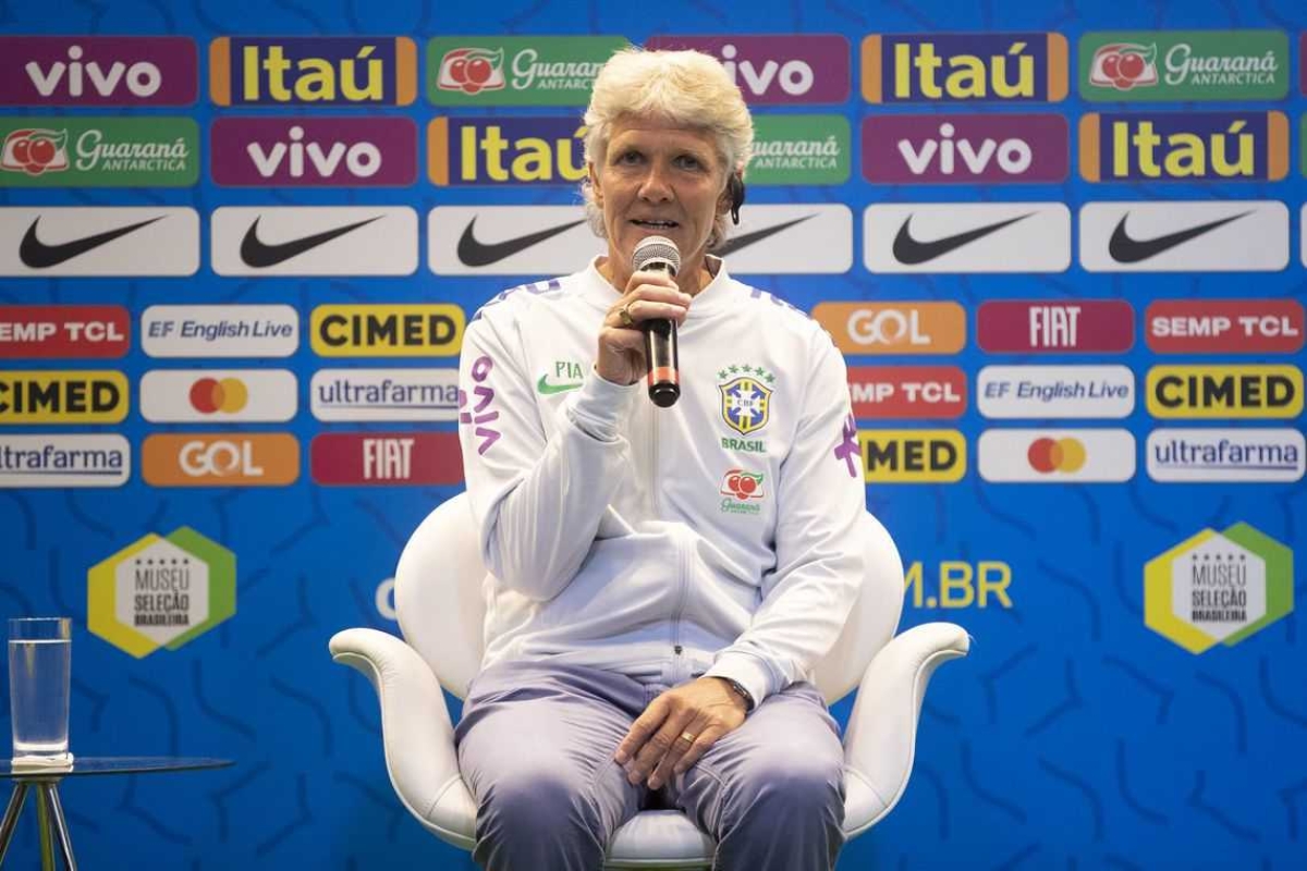 Sueca Pia Sundhage é a nova técnica da seleção feminina de futebol (Foto: Lucas Figueiredo/ CBF)