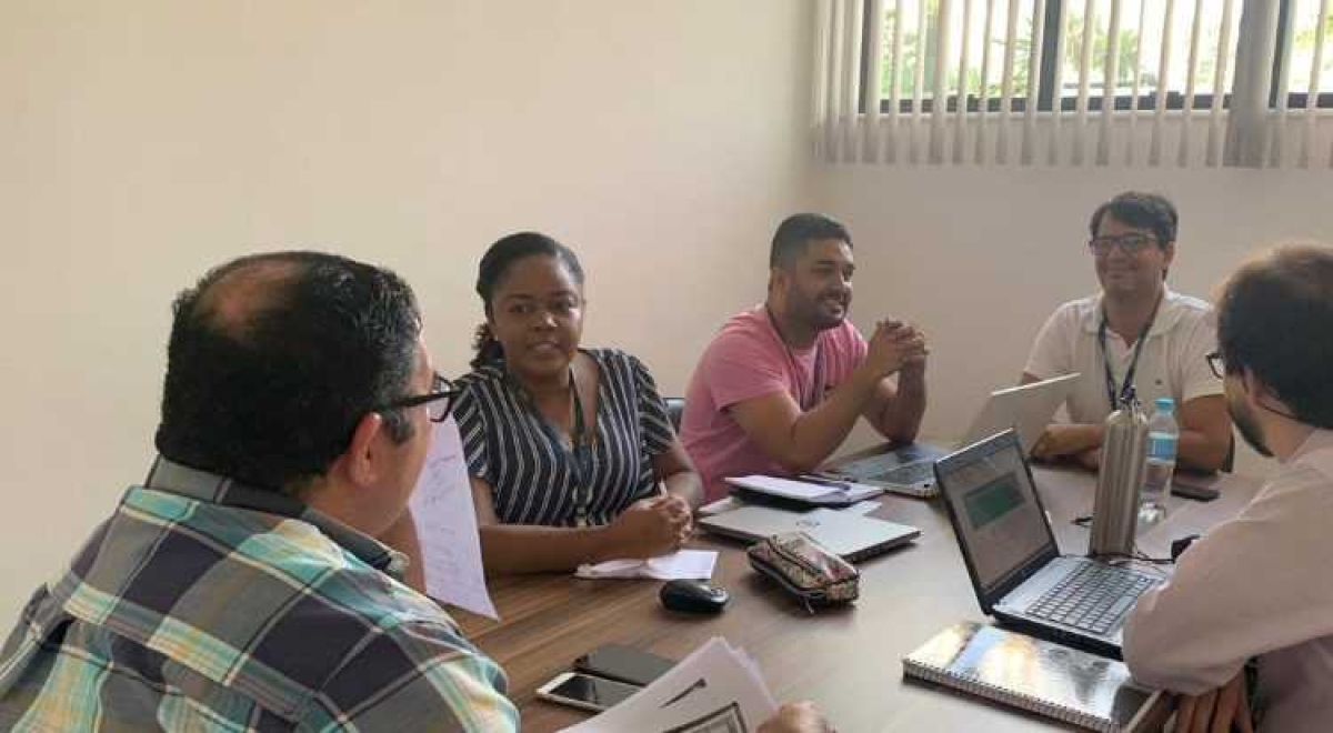 Participação de representantes da Unit e do INSS (Foto: Unit)