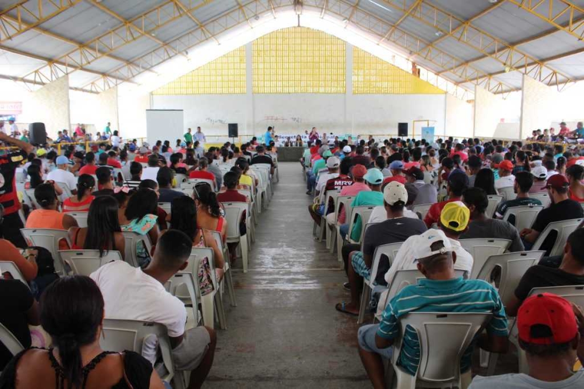 Governo de Sergipe inicia entrega cartões e senhas do Programa Mão Amiga Laranja 2019 (Foto: Alanna Molina)