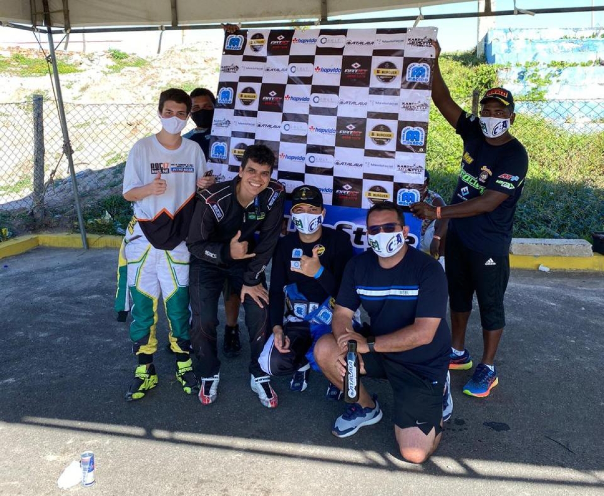 Pilotos sergipanos se destacam no Campeonato Baiano de Kart (Foto: FM Assessoria)
