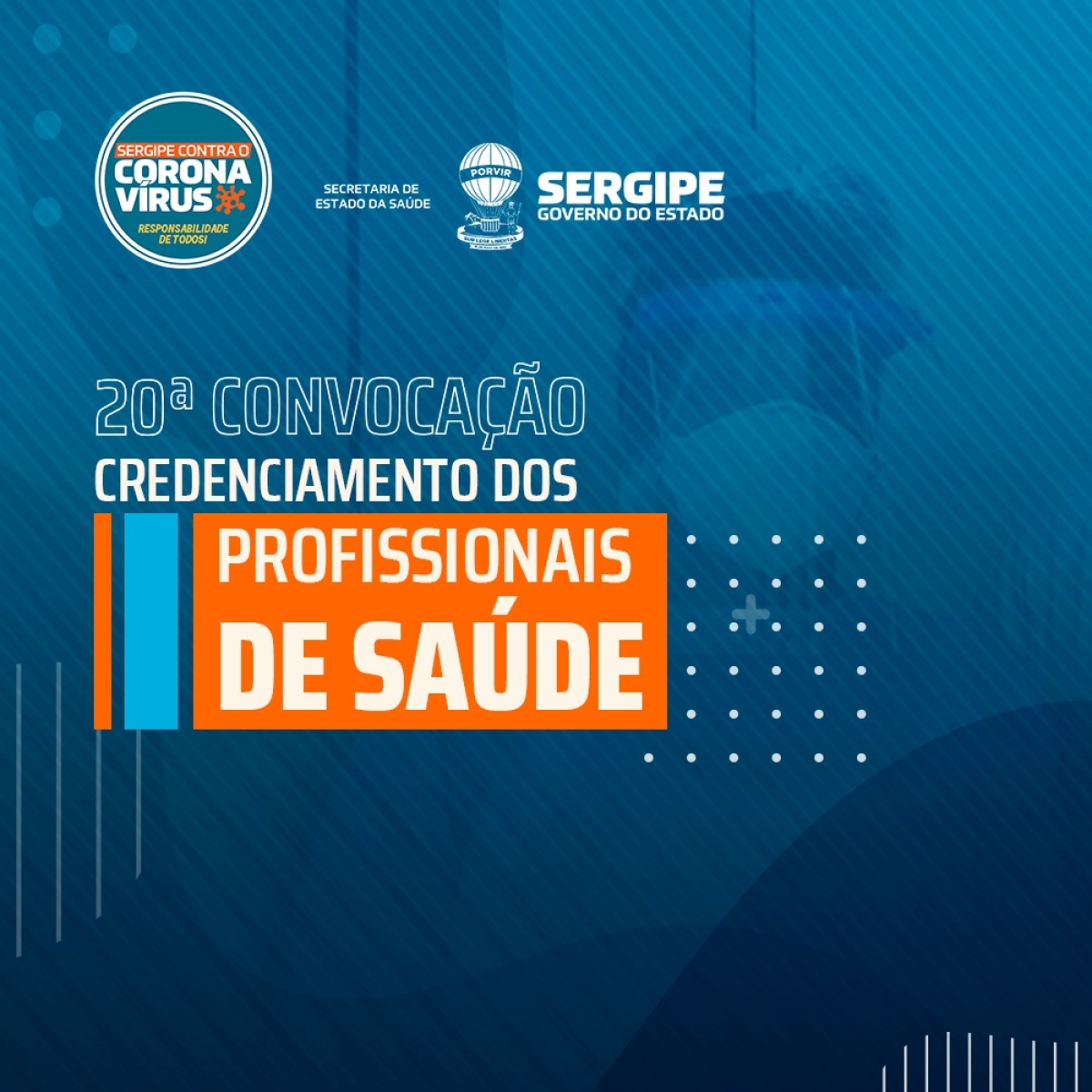 SES divulga 20ª lista de convocação do credenciamento para profissionais de saúde (Imagem: Divulgação/ SES/SE)