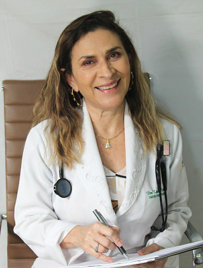 Cardiologista cooperada Unimed Sergipe, Tânia Andrade (Foto: Ascom Unimed)