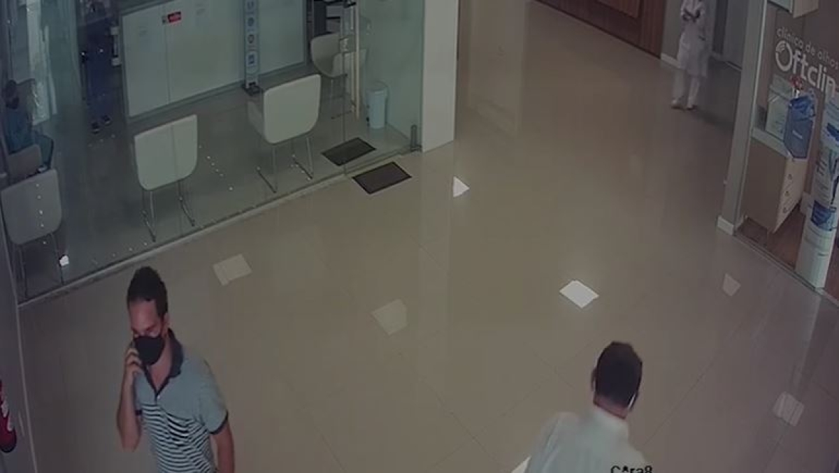 Polícia Civil divulga imagens de suspeitos de furto de veículos no Jardins (Foto: SSP/SE)