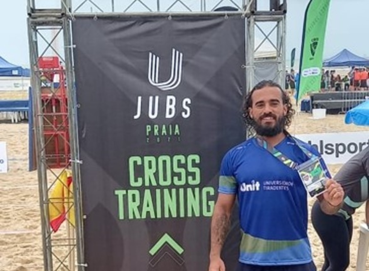 Gabriel Ribeiro, estudante do curso de Educação Física e atleta de Cross Training em Sergipe (Foto: Assessoria de Imprensa Unit)