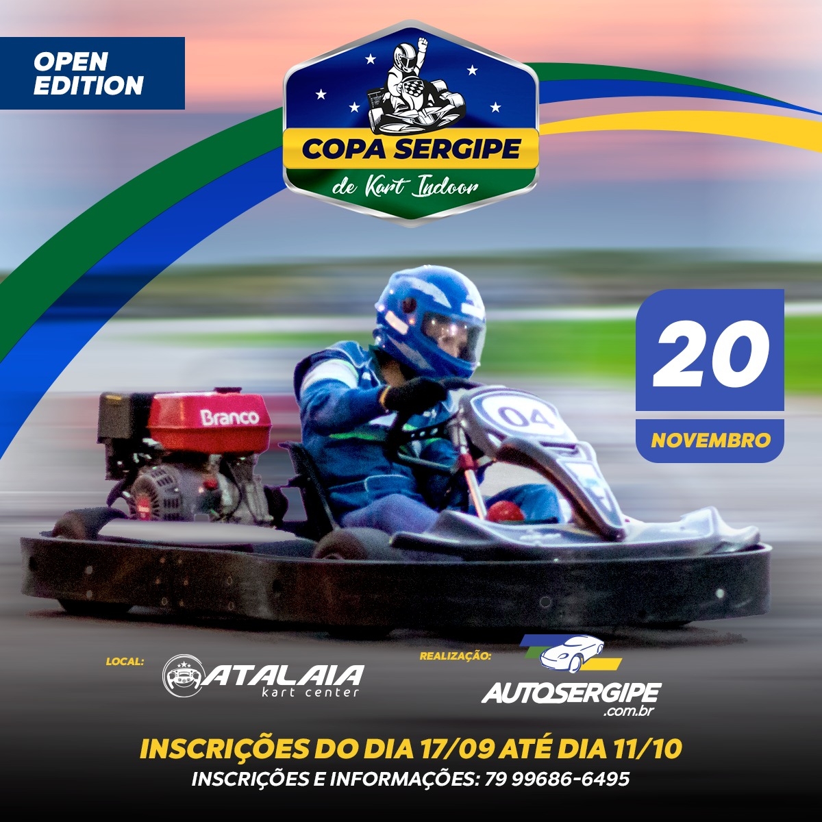 Copa Sergipe de Kart Indoor será realizada em Aracaju (Imagem: Divulgação)