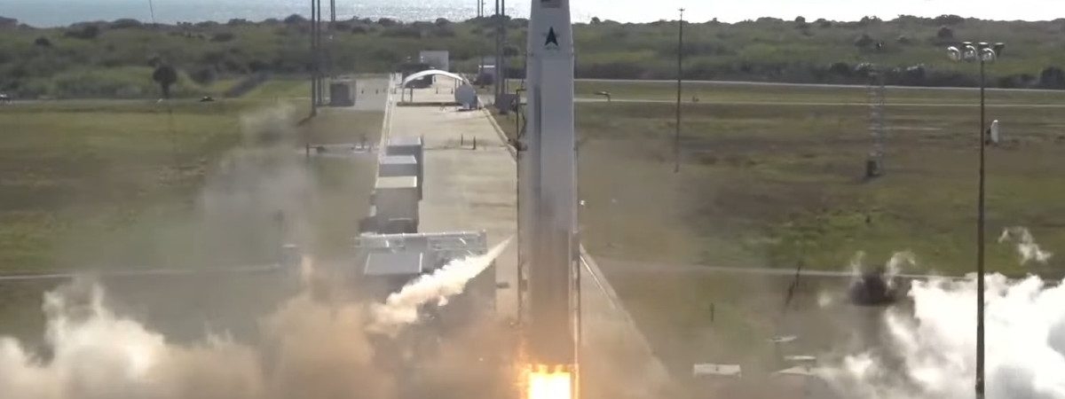 Tiro na água, literalmente: primeiro lançamento da startup Astra acaba com foguete caindo no oceano (Foto: Olhar Digital)