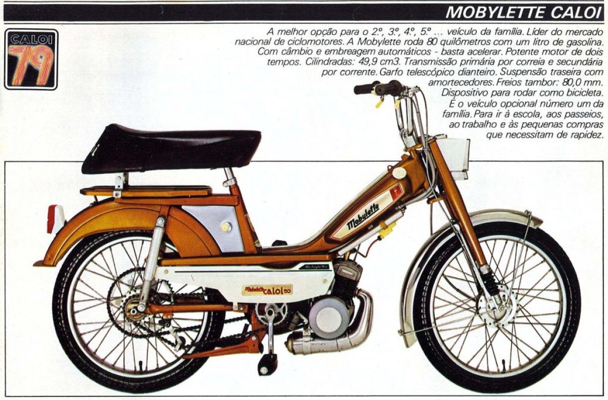 Mobylette (ou "mobilete" também) da Caloi tem venda esgotada em 24 horas (Imagem: Divulgação/ Caloi)