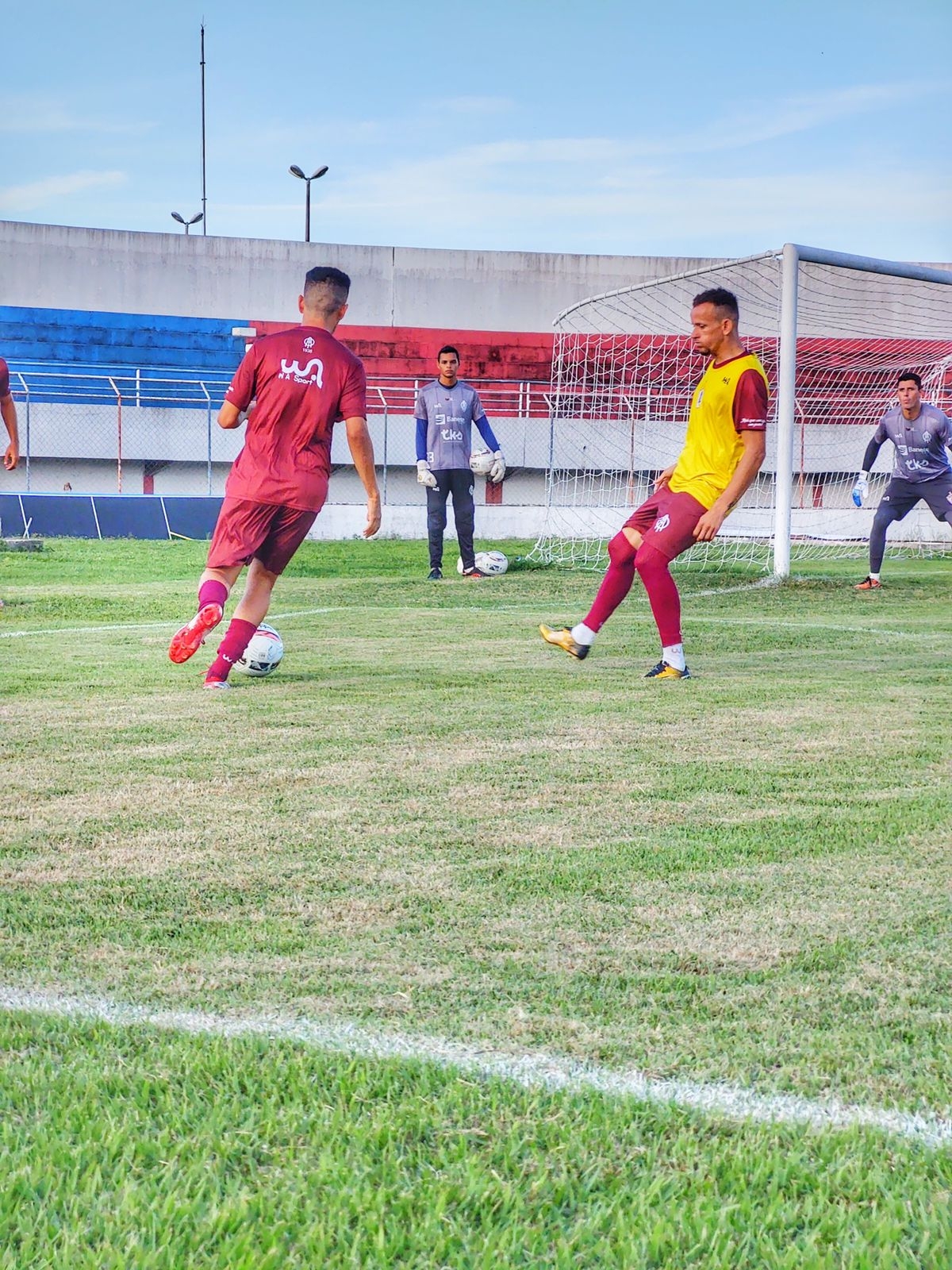 Itabaiana inicia preparação para a primeira semifinal contra o Sergipe (Foto: Comunicação/ AOI)