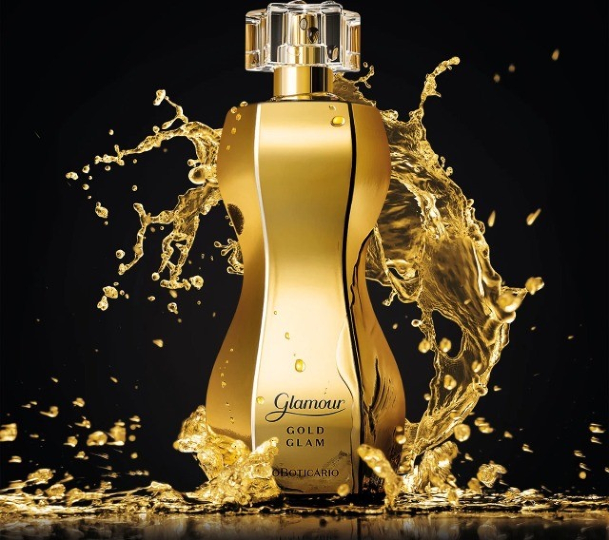O Boticário traz toda a extravagância e o brilho do ouro em lançamento de Glamour Gold Glam - Imagem: Divulgação | O Boticário