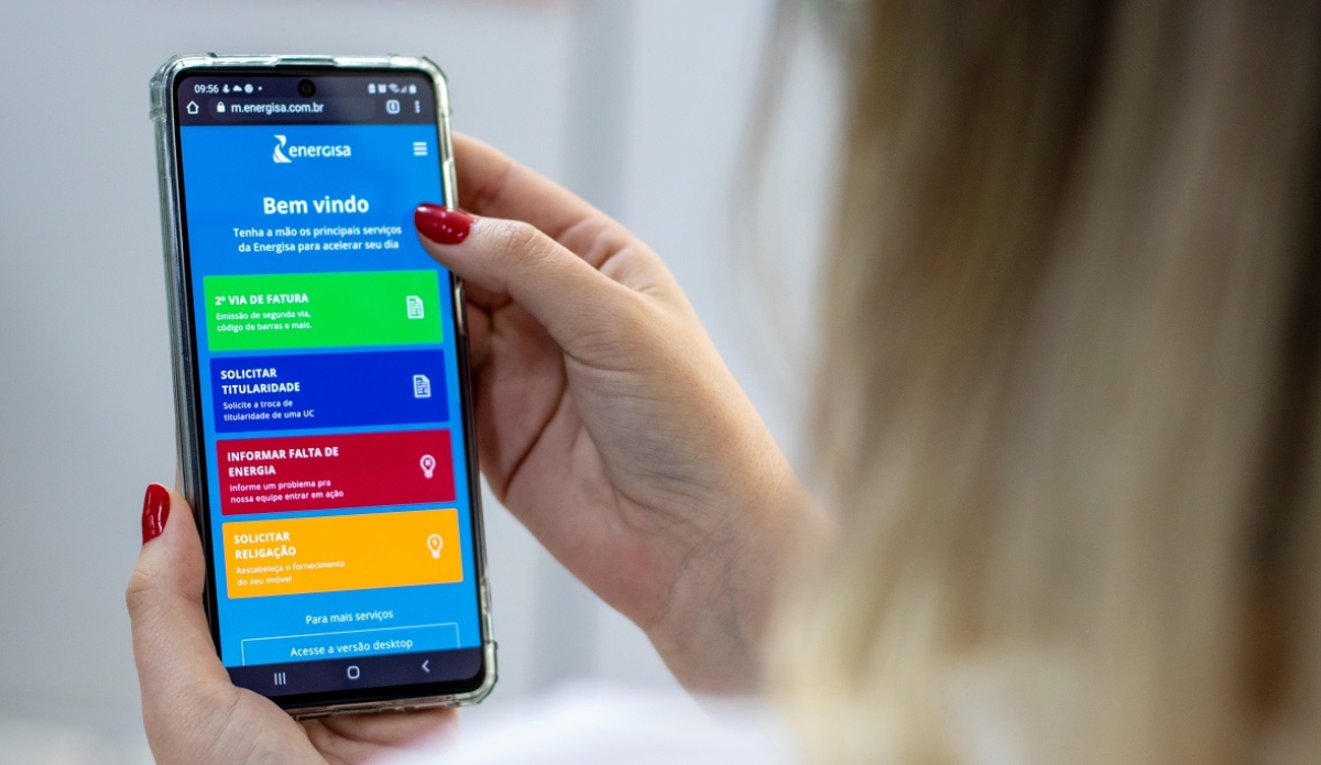 Energisa renegocia fatura pelo celular com desconto de feirão - Foto de arquivo: Assessoria Energisa/SE