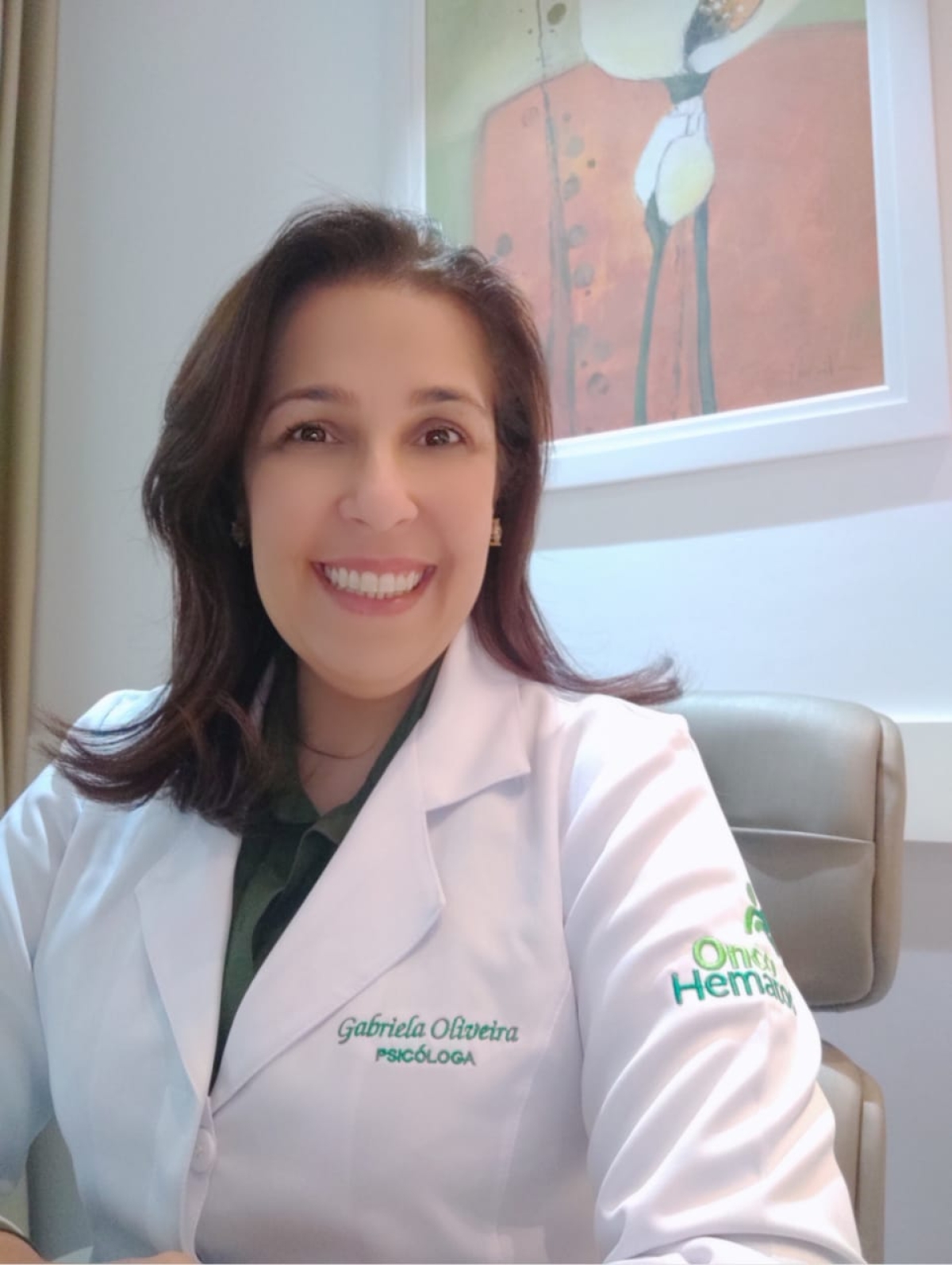 Psicóloga Gabriela Oliveira - Foto: Ascom Onco Hematos | �?ncora Adm Comunicação Ltda