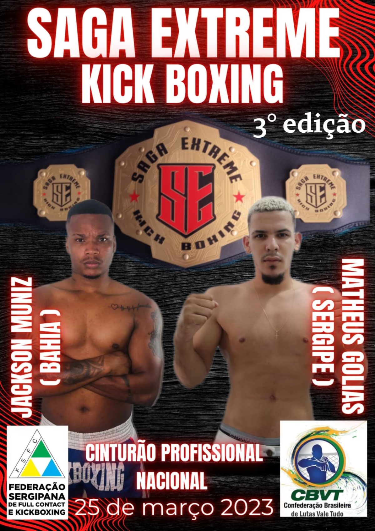 Competição Nacional de Kick Boxing acontece em Aracaju - Imagem: Divulgação