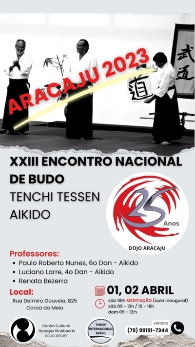 23º Encontro Nacional de Budo acontece em Aracaju nos dias 1 e 2 de abril - Imagem: Divulgação