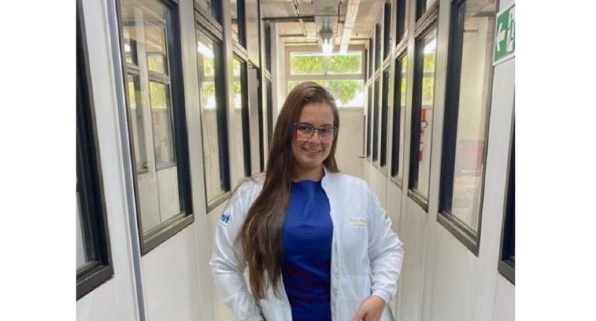Estudante de Biomedicina, Jéssica Stefany Dantas Viana dos Santos - Foto: Unit