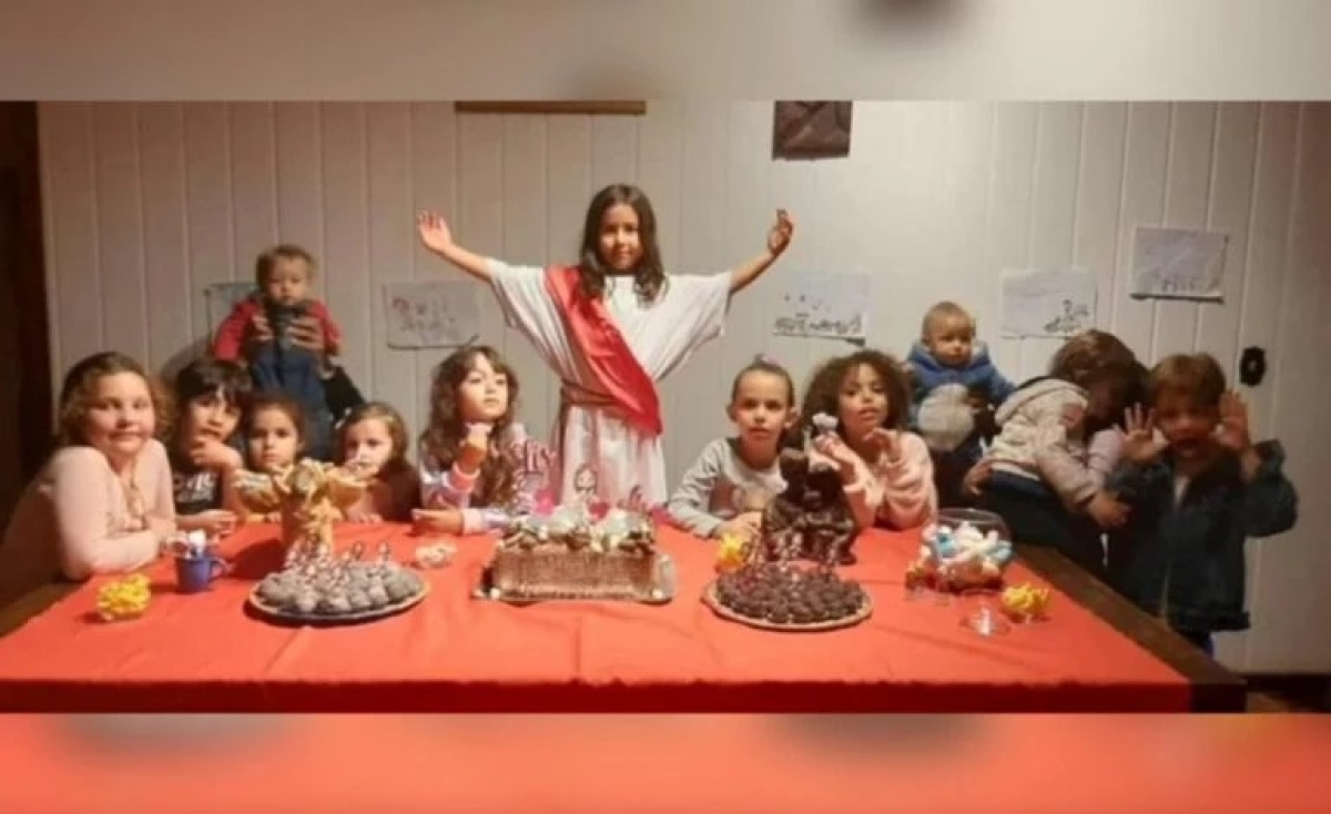 Festa com o tema Jesus - Foto: Reprodução | Twitter
