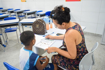 Pais de alunos aprovam reforço pedagógico durante férias escolares da rede municipal - Foto: Marcos Panxão | Ascom Semed