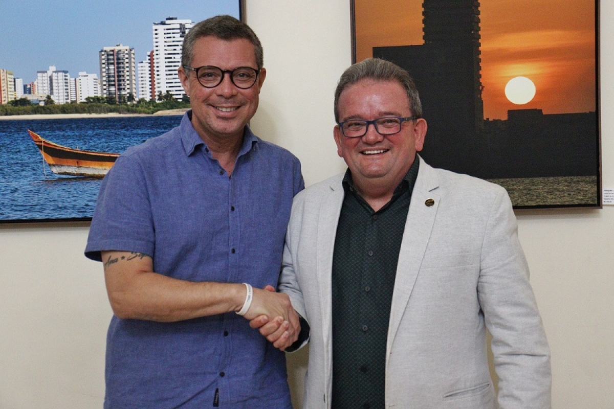 Governador Fábio Mitidieri e o presidente do Sistema Fecomércio-Sesc-Senac firmam parcerias para o fortalecimento do setor produtivo - Foto: Fecomércio/SE