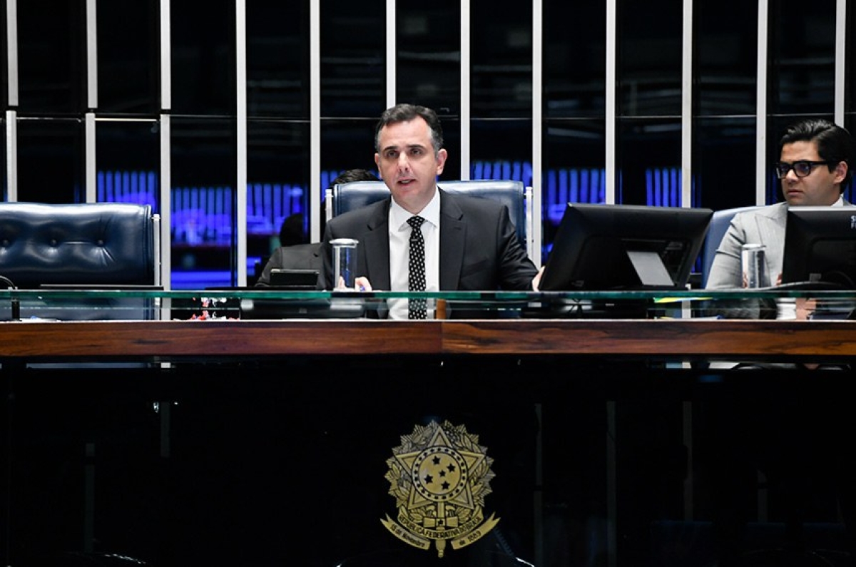 Pacheco comentou ainda o julgamento do STF sobre a descriminalização do porte de drogas - Foto: Jefferson Rudy | Agência Senado