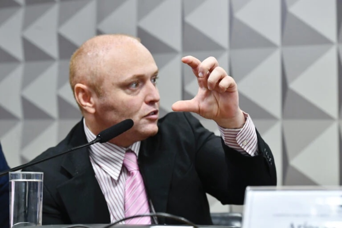 Walter Delgatti na CPMI - Foto: Geraldo Magela | Agência Senado