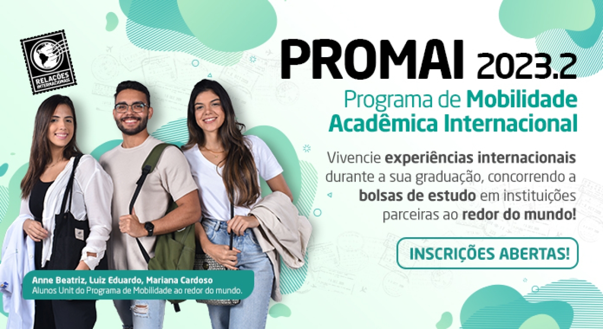 O programa da Unit oferece ao aluno a oportunidade de cursar um semestre acadêmico em uma universidade parceira no exterior - Imagem: Divulgação | Unit