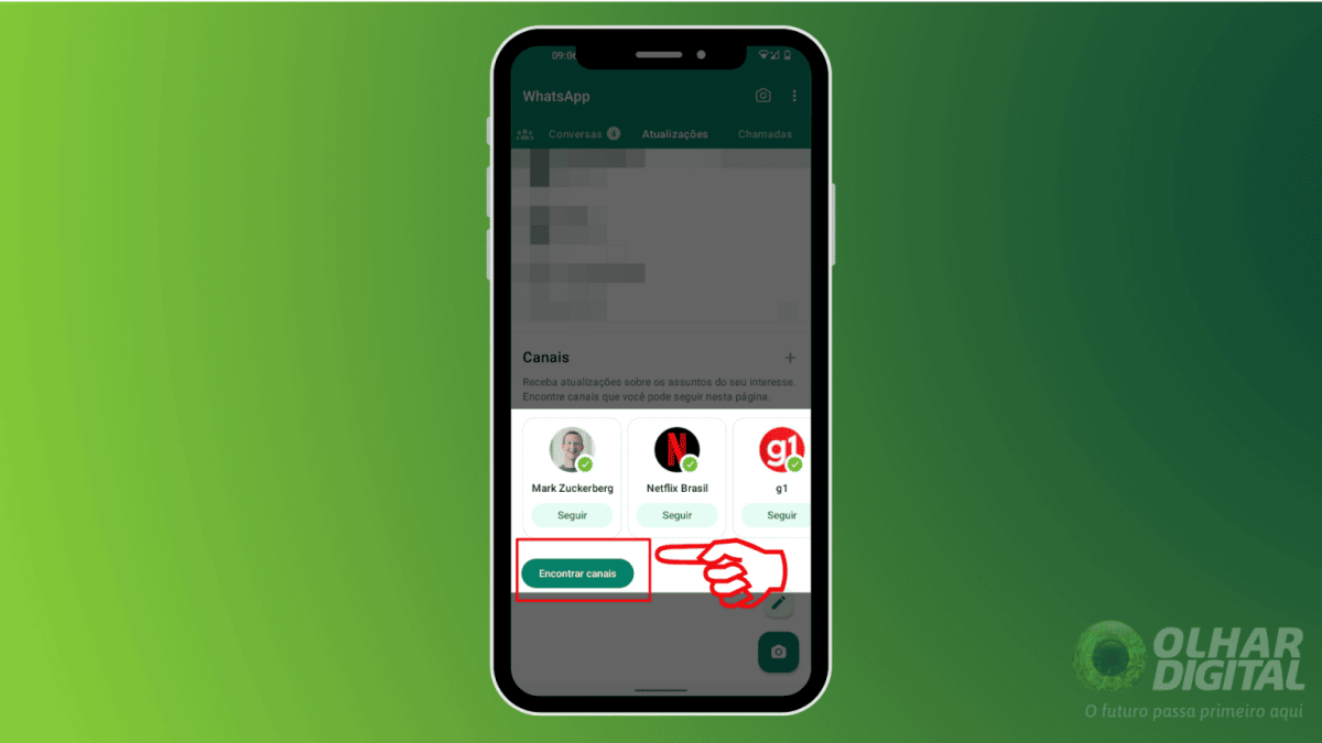 Canais do WhatsApp: como achar e se inscrever - Imagem: Olhar Digital