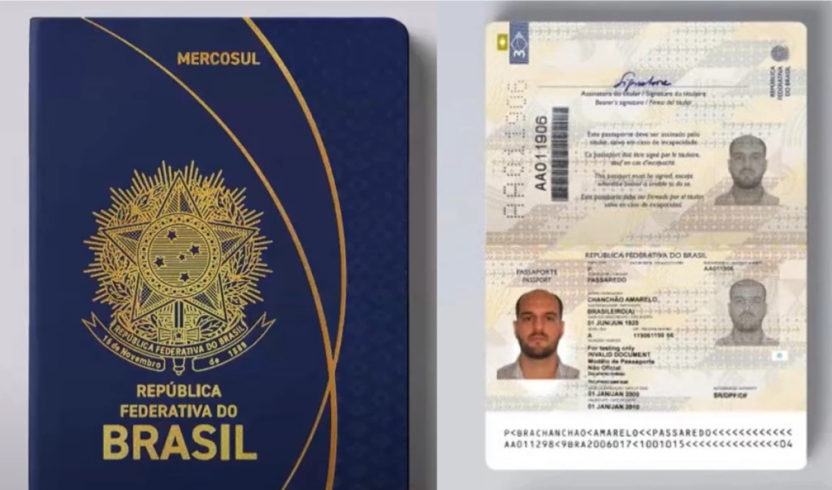 Novo passaporte - Foto: Reprodução | YouTube | Casa da Moeda