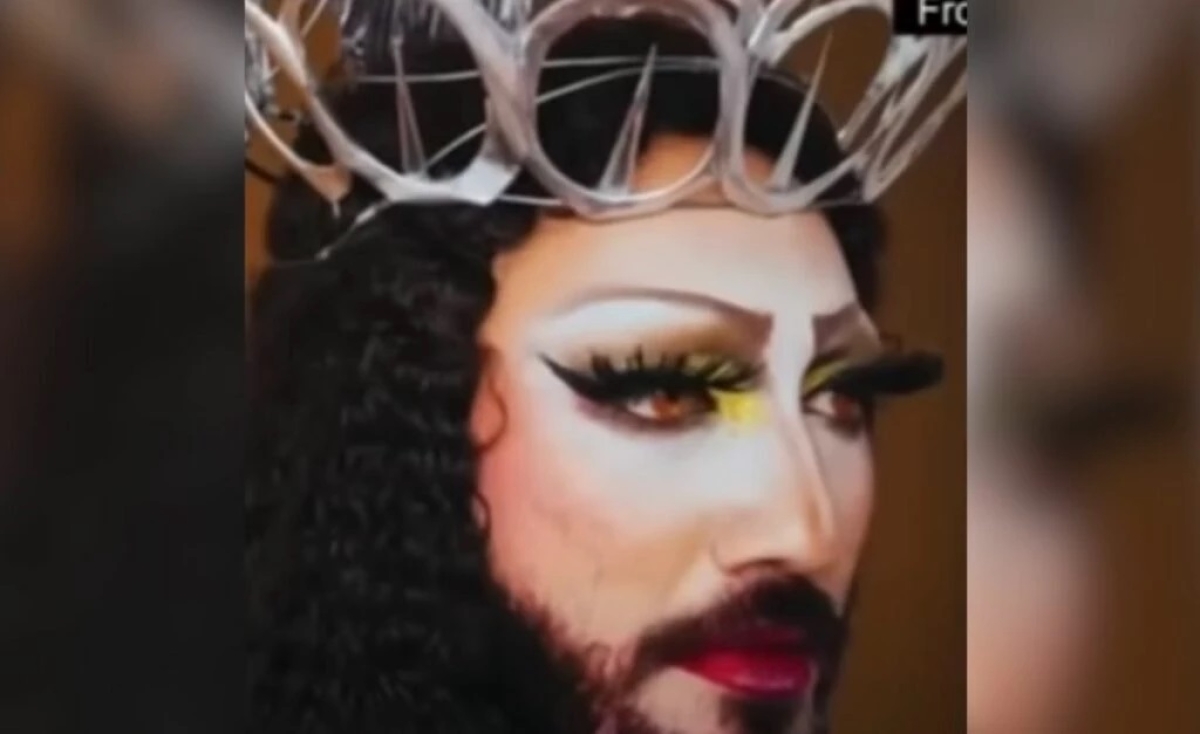 Amadeus Fernando Pagente vestido como Pura Luka Vega - Foto: YouTube | CNN Philippines