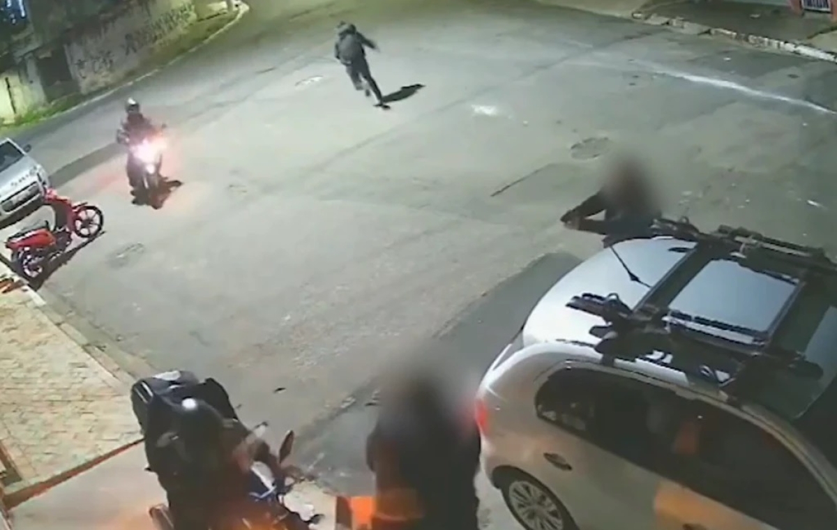 Investigadora reagiu e atirou em assaltante - Foto: Reprodução | Print de Vídeo do G1