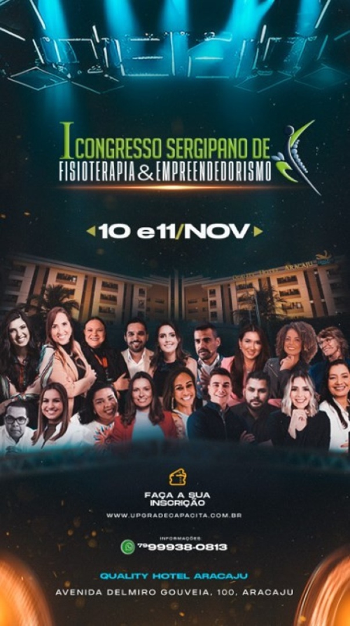 I Congresso Sergipano de Fisioterapia e Empreendedorismo - Imagem: Divulgação