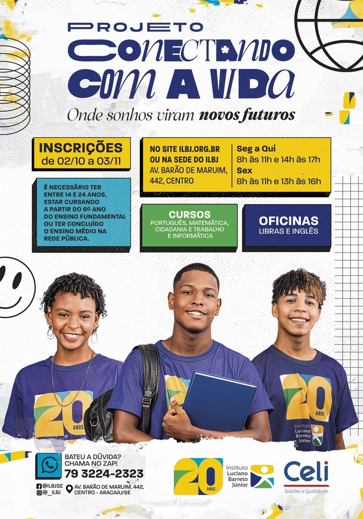 Prorrogação do Prazo de Inscrições para o Instituto Luciano Barreto Júnior - Imagem: Divulgação