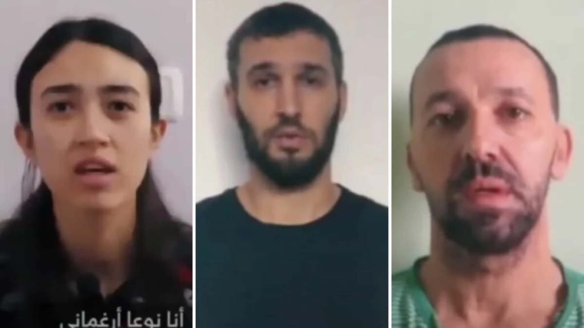 Reféns do Hamas - Foto: Reprodução | YouTube | Hamas Military Wing