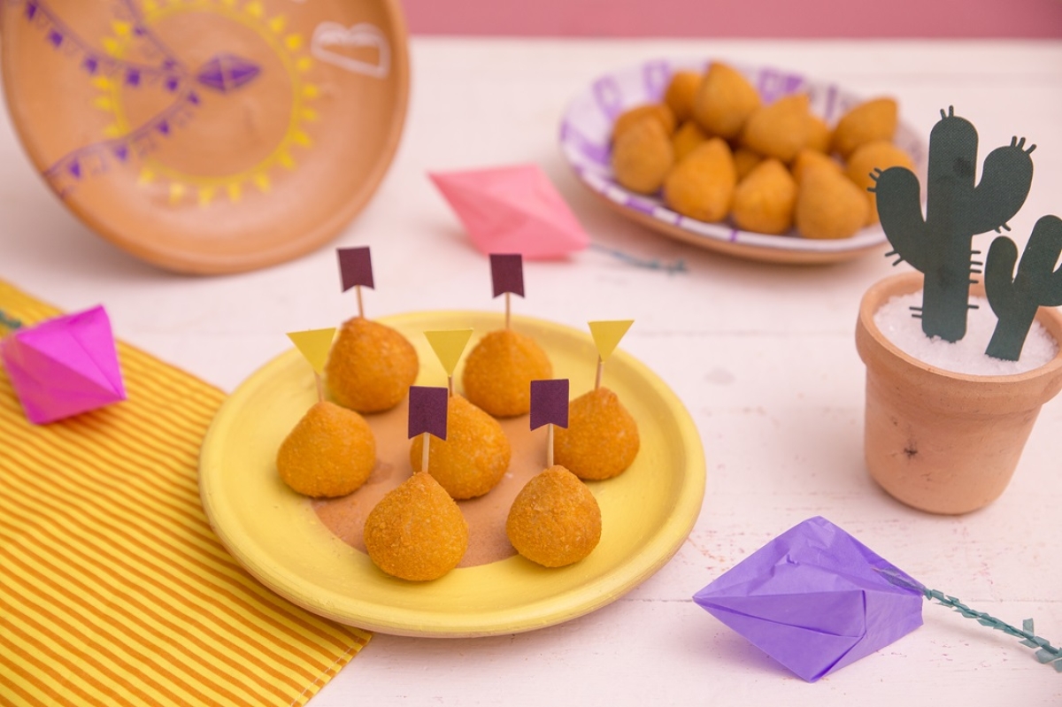 Coxinha de Aipim com Carne de Sol - Foto: Divulgação | Marca GME Puro Sabor