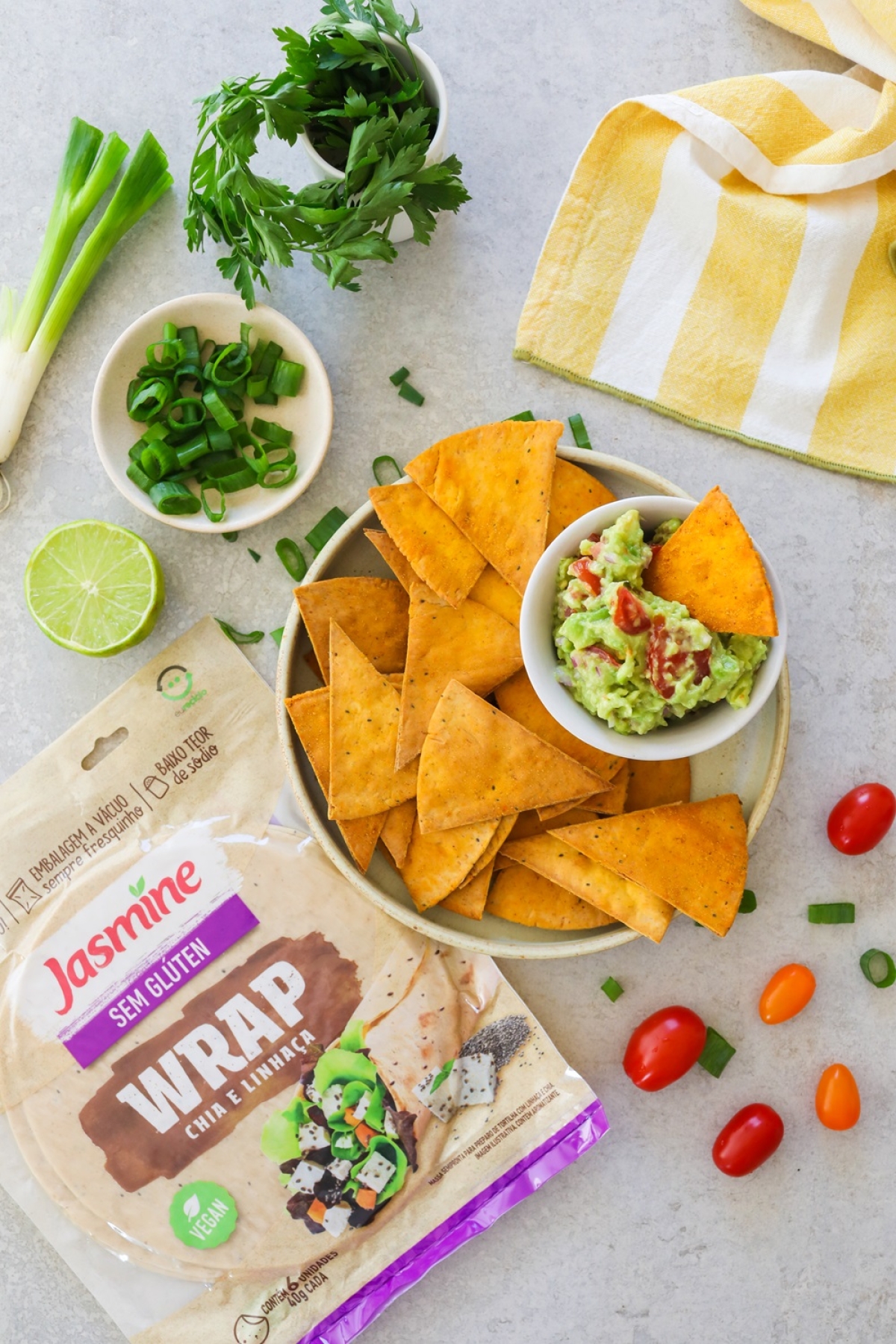 Nachos à base de Wrap Jasmine - Foto: Divulgação | Jasmine