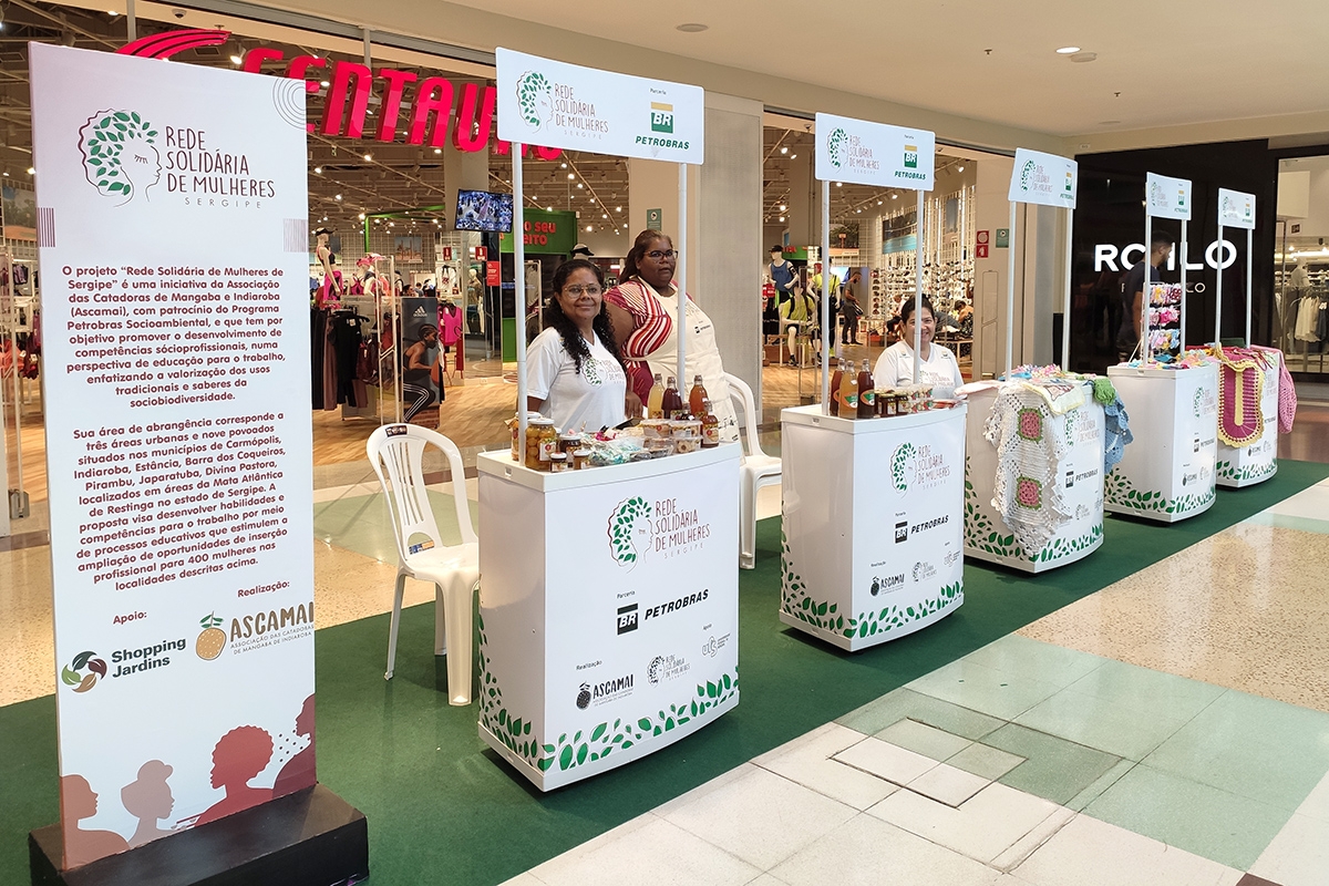 Feira da Rede Solidária de Mulheres - Foto: Arquivo Shopping Jardins