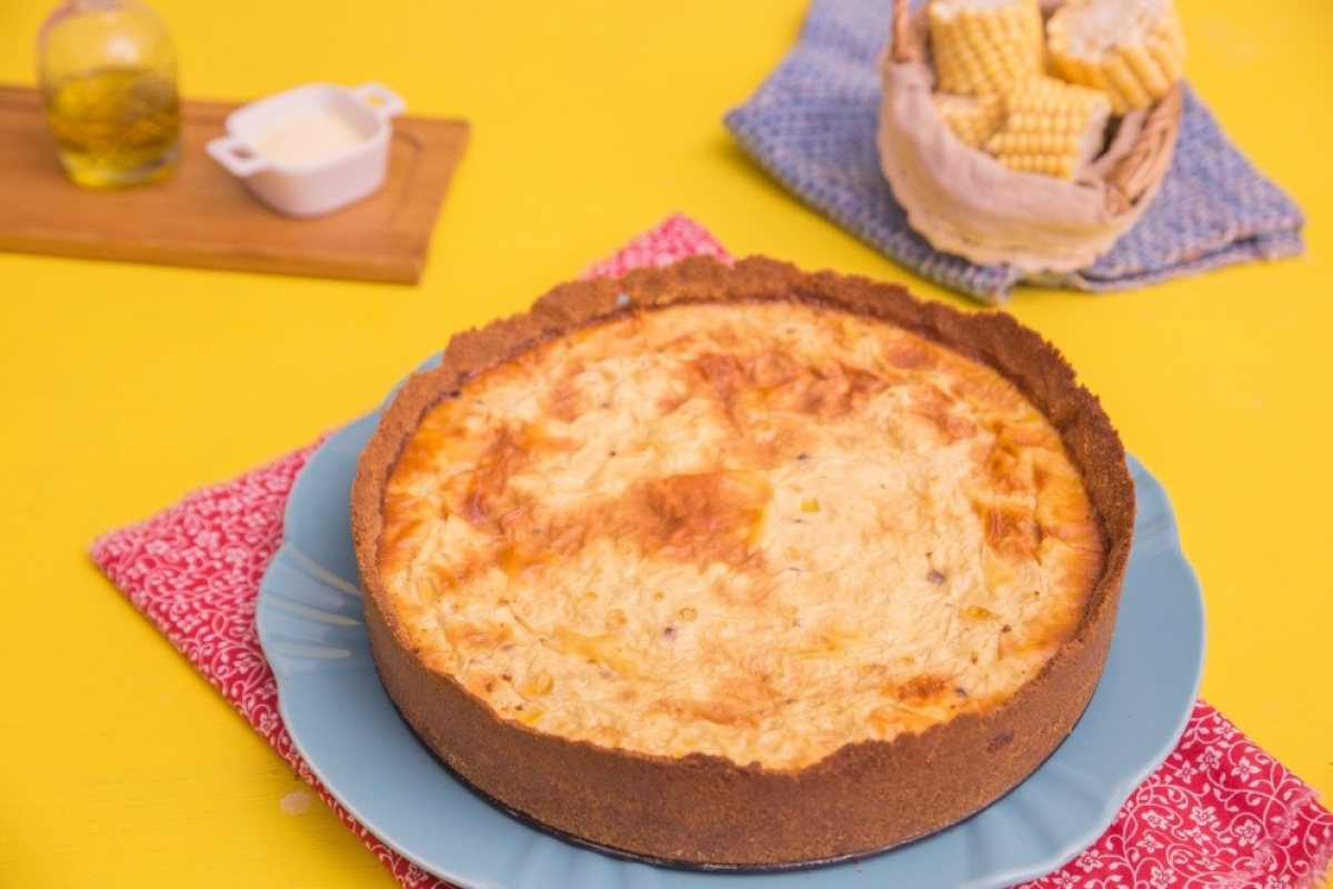 Torta de milho salgada - Foto: Marca Fortaleza | Divulgação