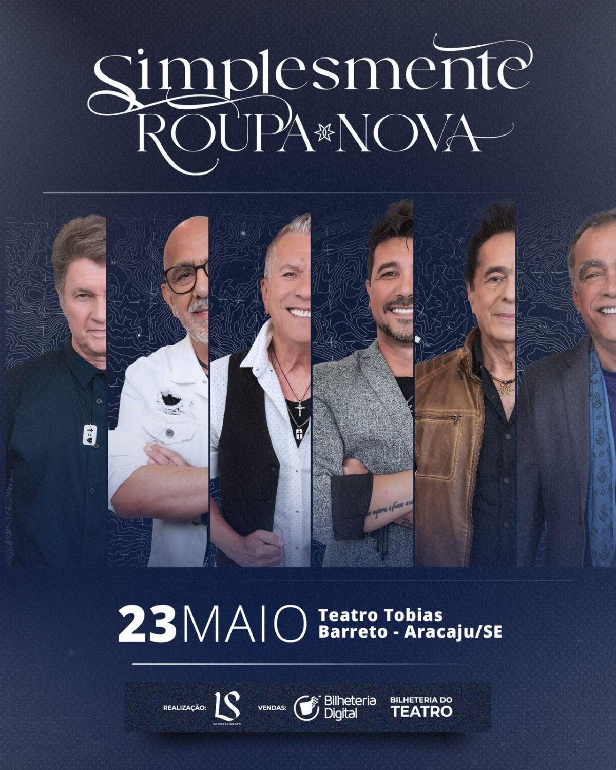 Roupa Nova se apresenta em Aracaju - Imagem: Divulgação