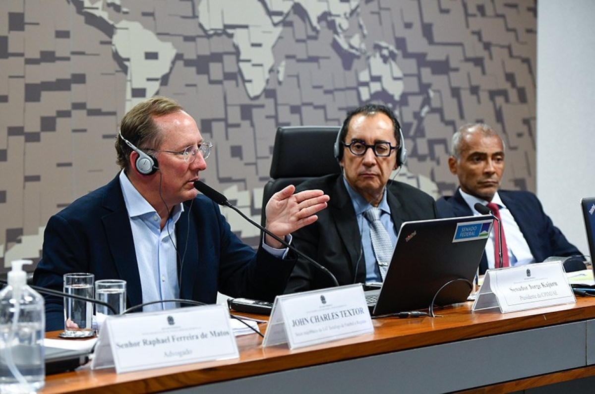 Empresário denuncia irregularidades no futebol brasileiro e acusa CBF de arquivar denúncias sem analisá-las - Foto: Roque de Sá/Agência Senado
