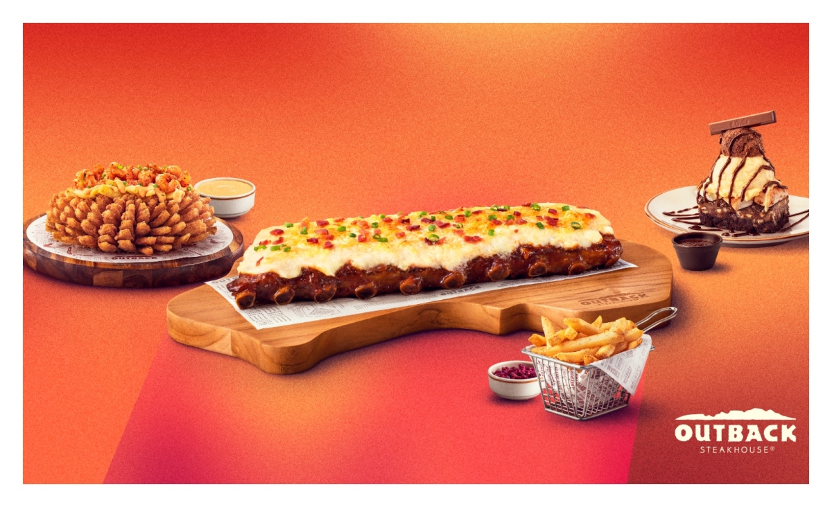 Outback inova e lança torre Bloomin�?? Onion com camarões, Ribs com Catupiry® Original e sobremesa de brownie, KitKat® e marshmallow - Foto: Arquivo Outback
