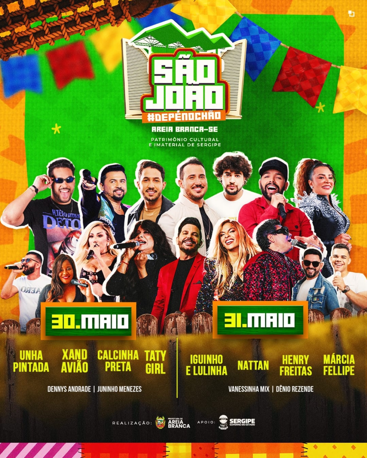 Festejos Juninos de Areia Branca começam nesta quinta, 30 - Foto: Divulgação/Imprensa 24h
